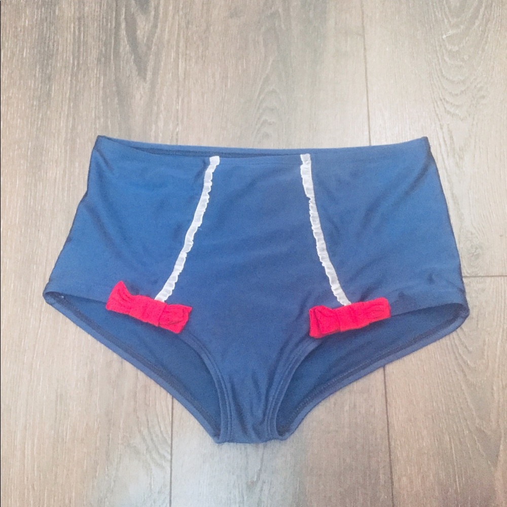 High Waisted Sailor Bikini Bottoms